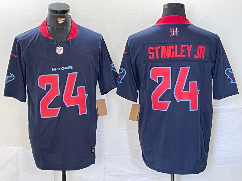 Men's Houston Texans Derek Stingley Jr. #24 Navy 2nd Alternate Jersey
